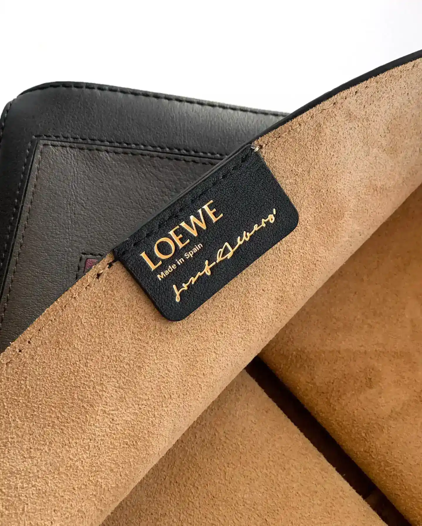 Loewe Puzzle Burgundy Calfskin Tote Bag product photo from LabelPicks