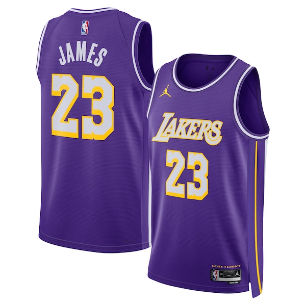 LeBron James Los Angeles Lakers Jordan Brand Unisex  Swingman Jersey - Statement Edition - Purple