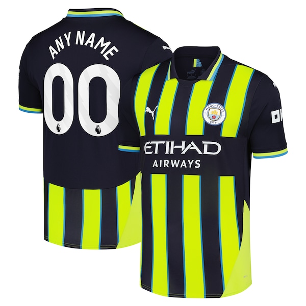 Manchester City Puma 2024/25 Away Replica Custom Jersey - Navy