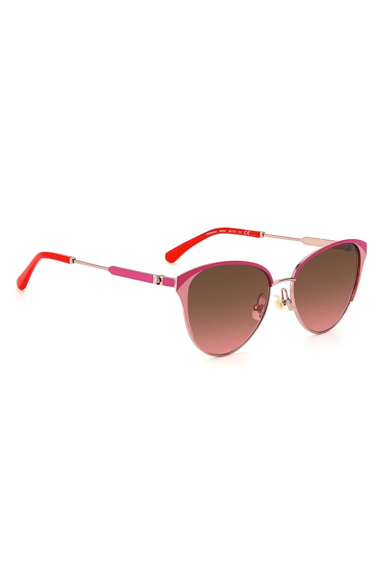 Kate Spade New York ianna 56mm gradient cat eye sunglasses