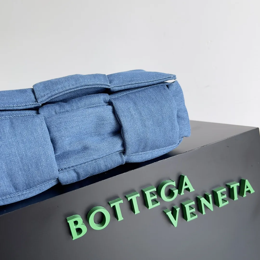 Bottega Veneta Cassette Blue Nylon Belt Bag product photo from LabelPicks