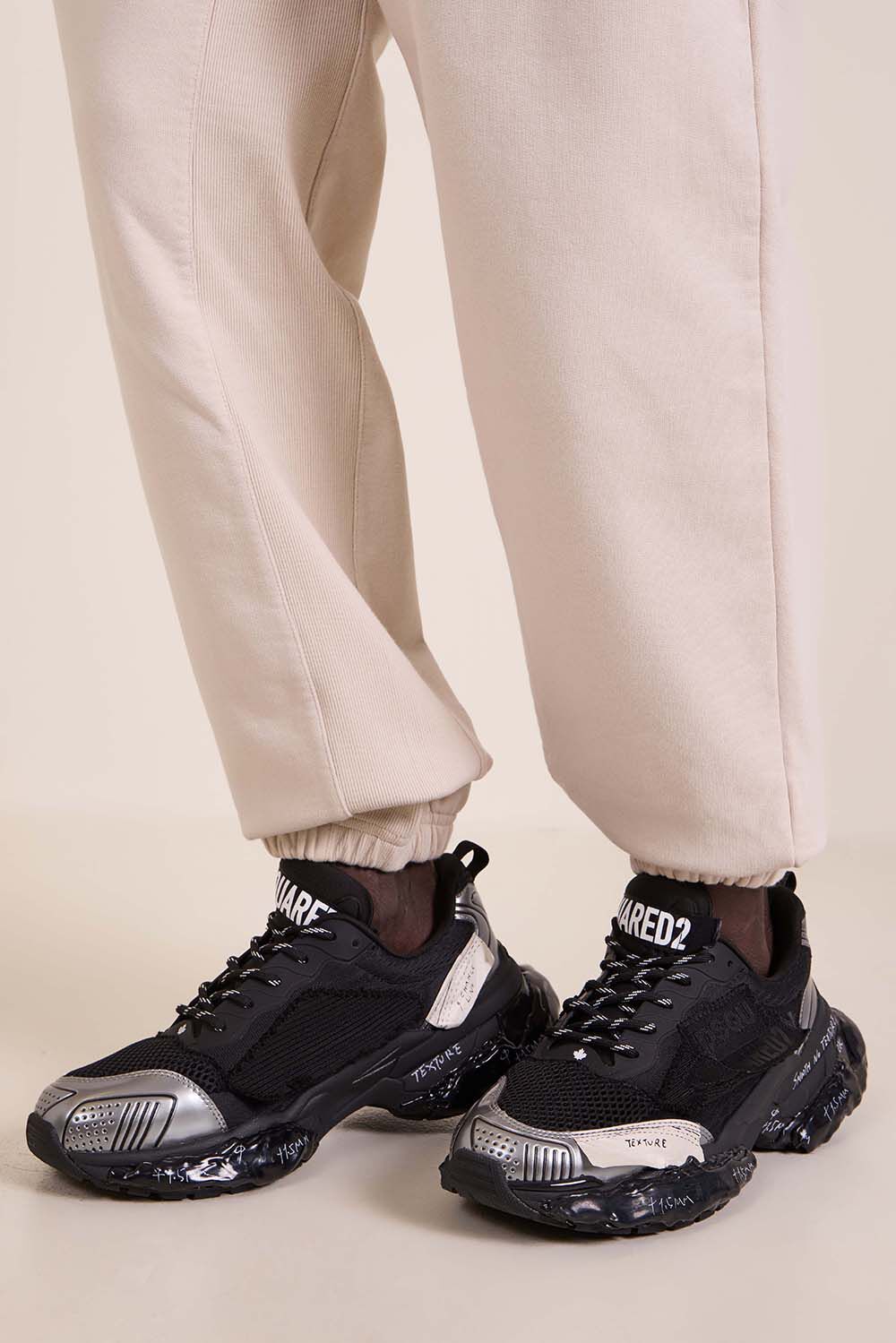 DSQUARED2 נעלי סניקרס פאסטר