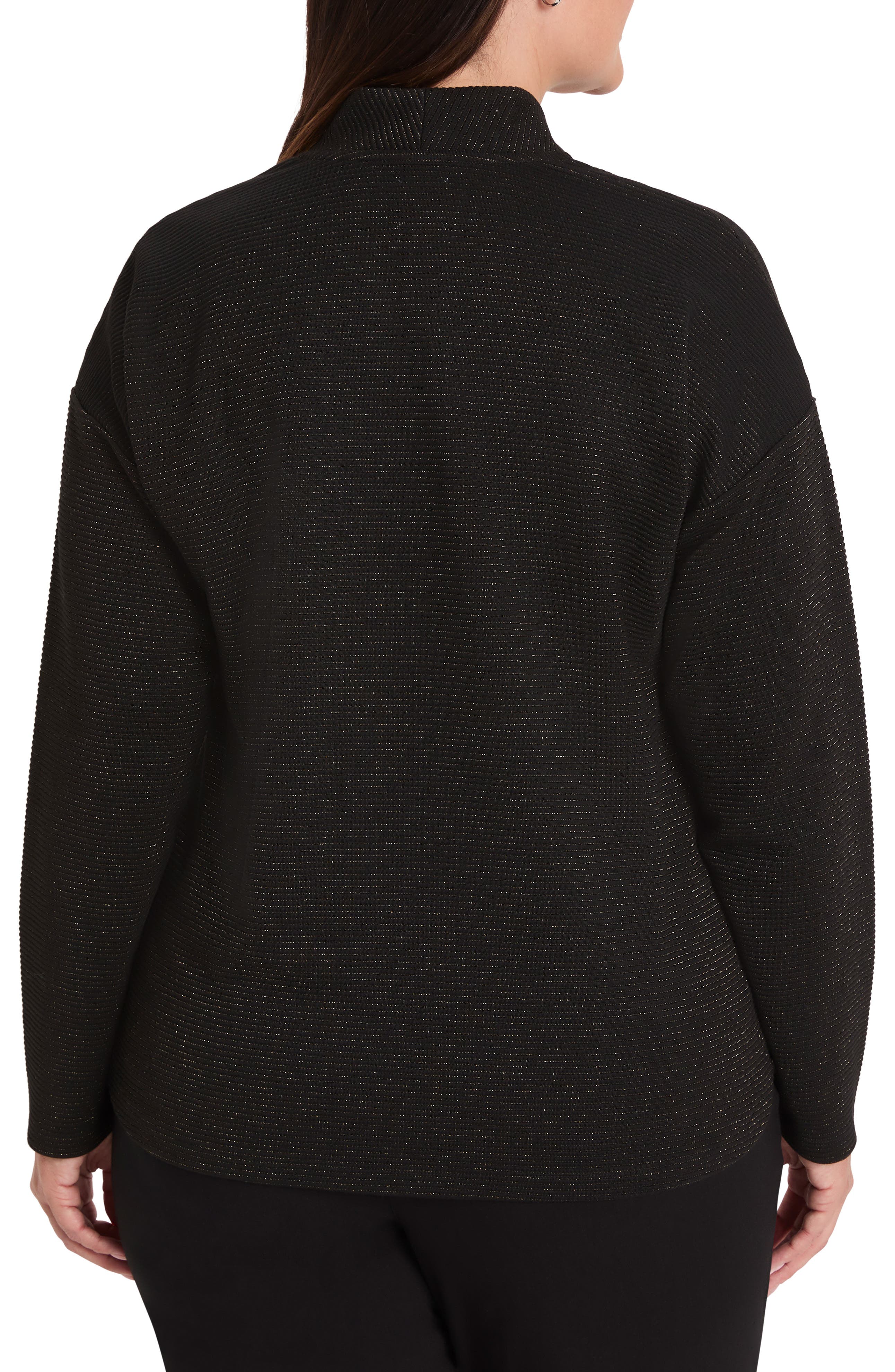 NIC+ZOE Sparkle Stripe Everyday Top