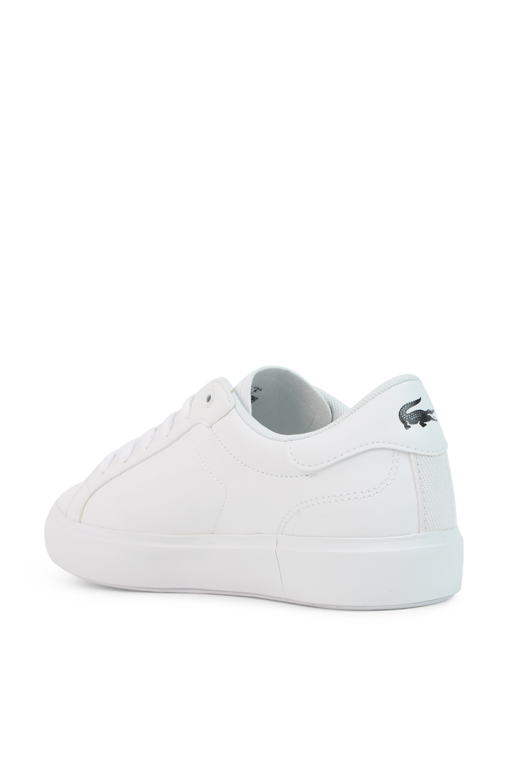 LACOSTE KIDS סניקרס קורט מעור אקולוגי - מידות 18.5-22