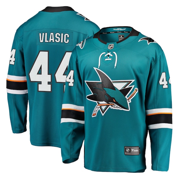 Marc-Edouard Vlasic San Jose Sharks   Premier Breakaway Player Jersey - Teal/Black