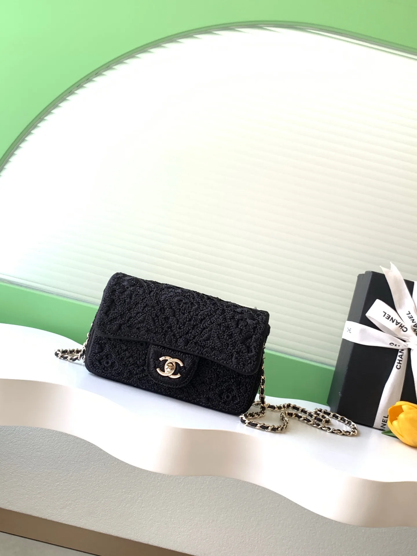 Chanel Woven Leather Shoulder Bag product photo from LabelPicks