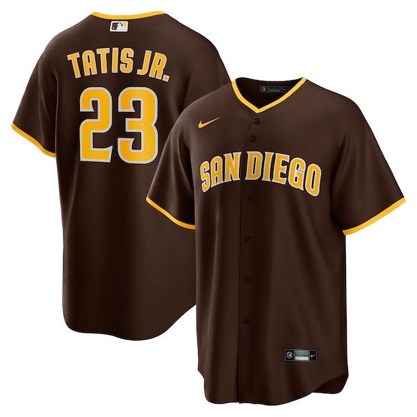 Fernando Tatis Jr. San Diego Padres Nike Alternate Replica Player Jersey - Brown/Tan/White