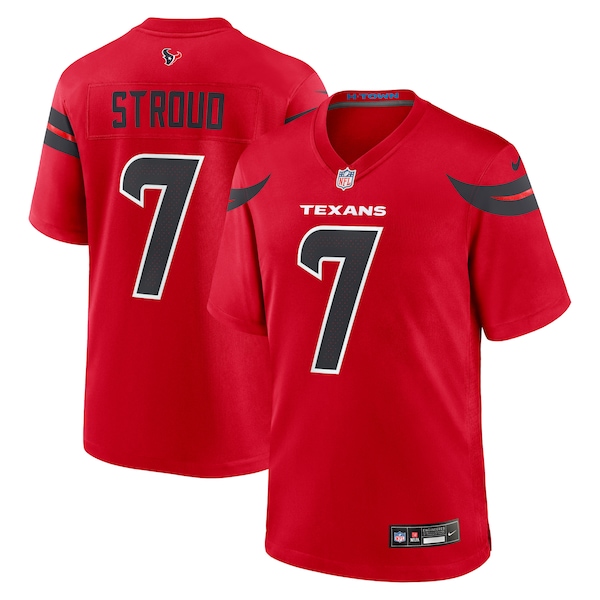 C.J. Stroud Houston Texans Nike Alternate Game Jersey - Red/Navy/White