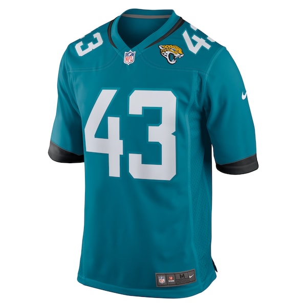 Derek Parish Jacksonville Jaguars Nike  Game Jersey -  Teal