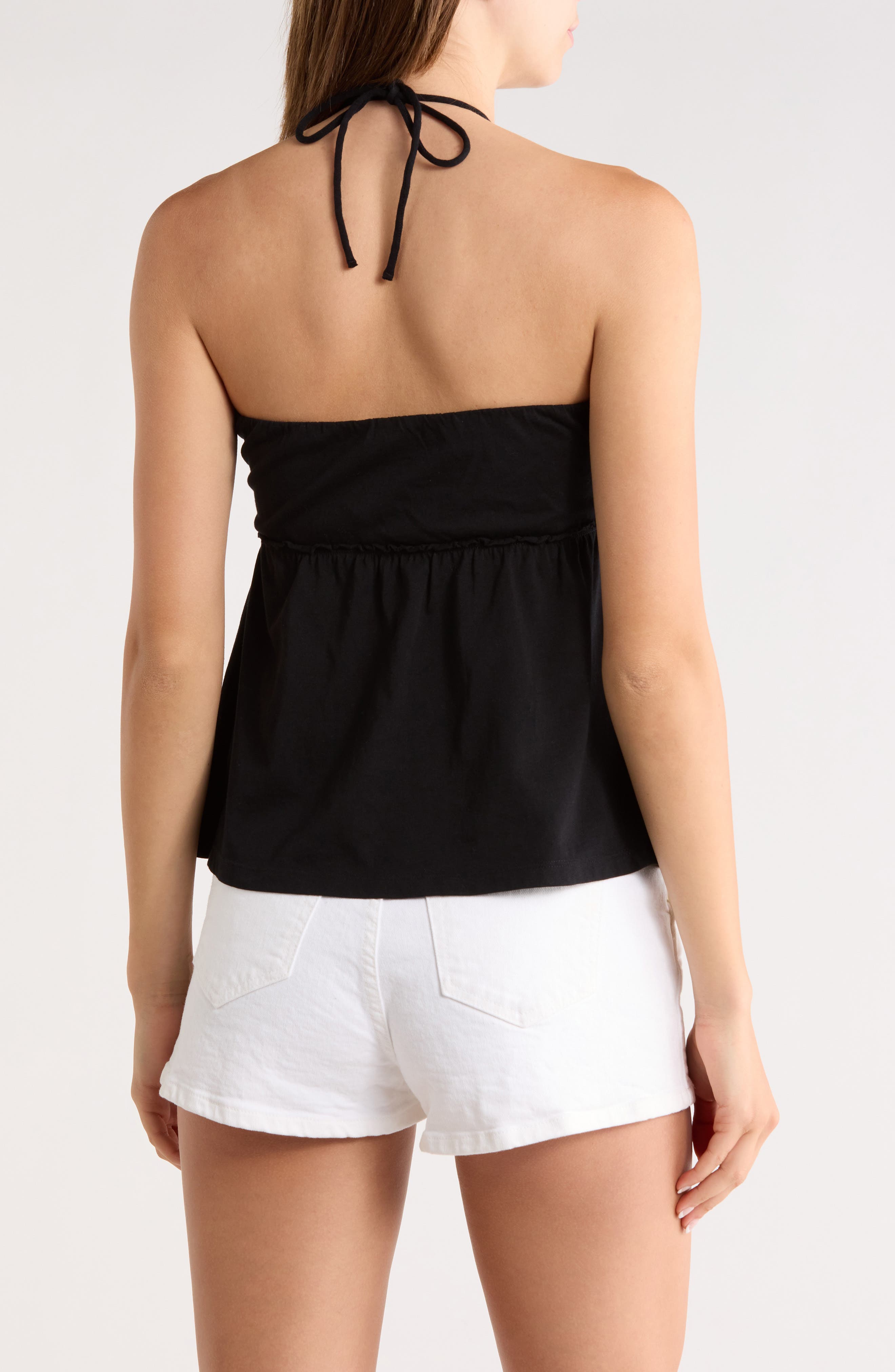 Abound Babydoll Halter Top