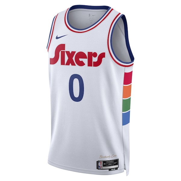 Tyrese Maxey Philadelphia 76ers Nike Unisex 2024/25 Swingman Player Jersey - City Edition - White