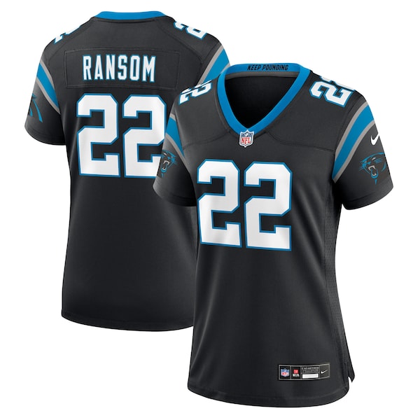 Lathan Ransom Carolina Panthers Nike Women's Team Game Jersey -  Black