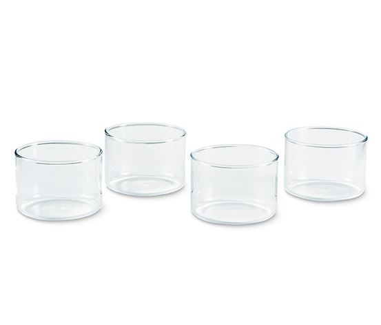 4 Portions-und-Ofengläser