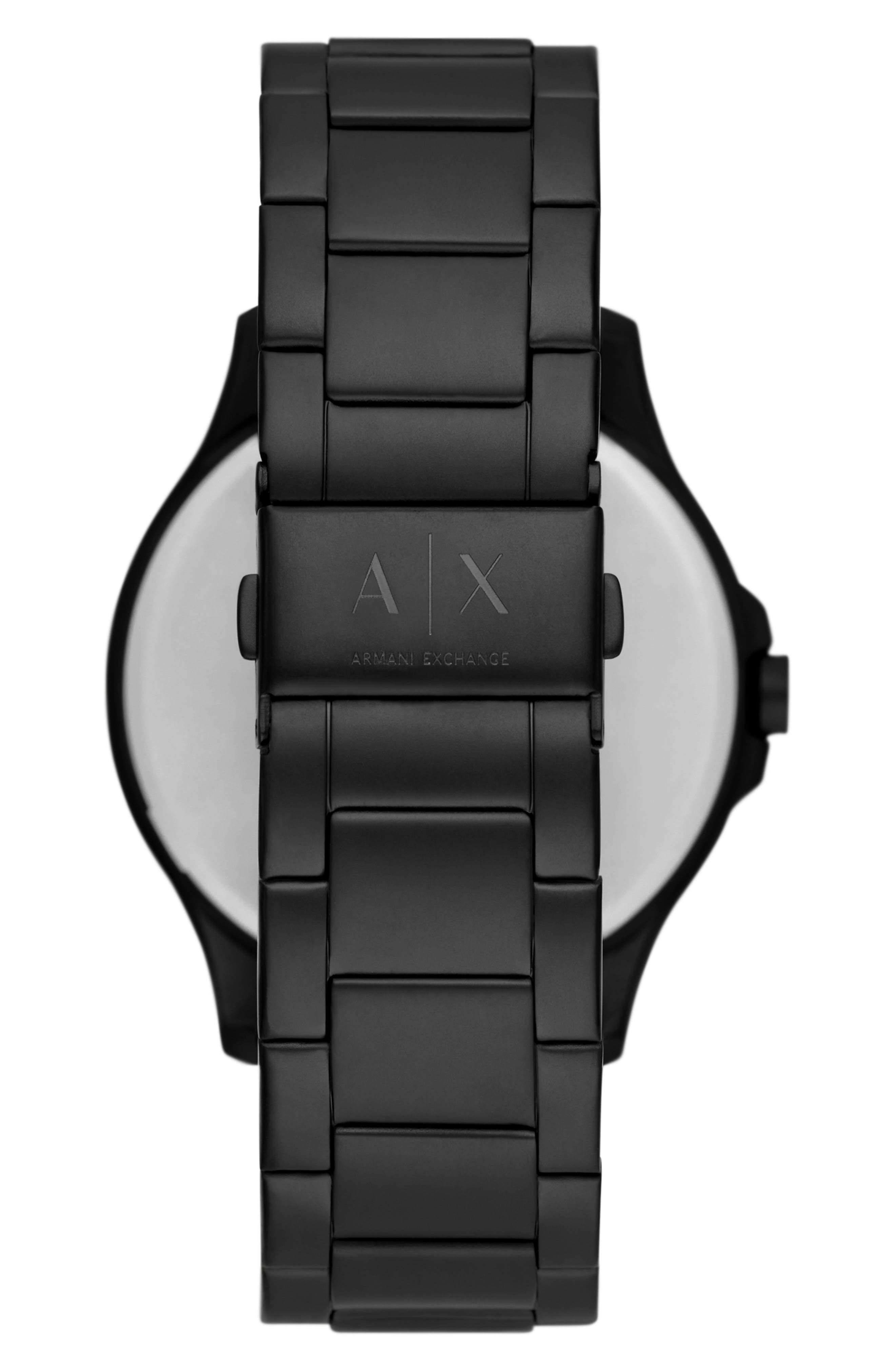 AX Armani Exchange Hampton Black Bracelet Watch, 46mm