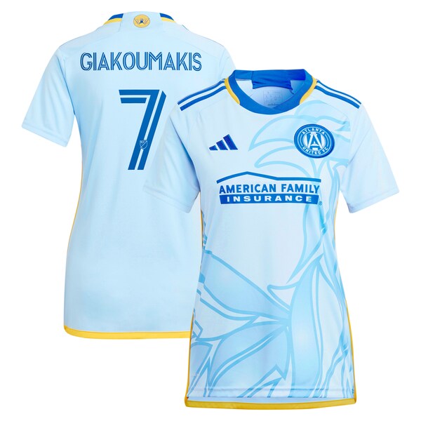 Giorgos Giakoumakis Atlanta United FC adidas Women's 2024 The Resurgens Kit Replica Player Jersey - Light Blue