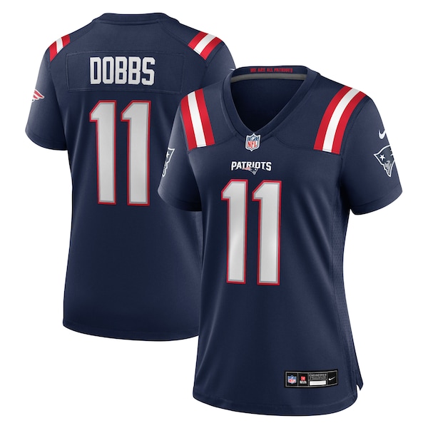 Joshua Dobbs New England Patriots Nike Women's Team Game Jersey -  Navy
