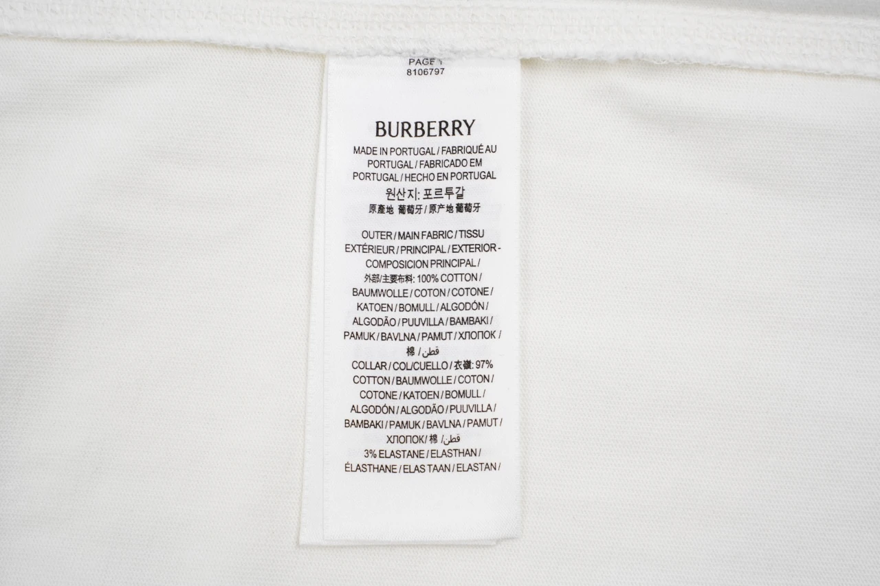 Burberry White Double Equestrian Knight Embroidered T-Shirt product photo from LabelPicks