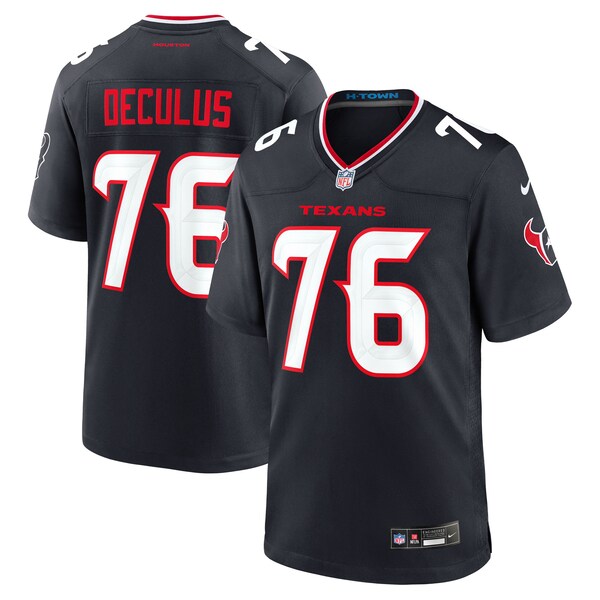 Austin Deculus Houston Texans Nike Team Game Jersey -  Navy