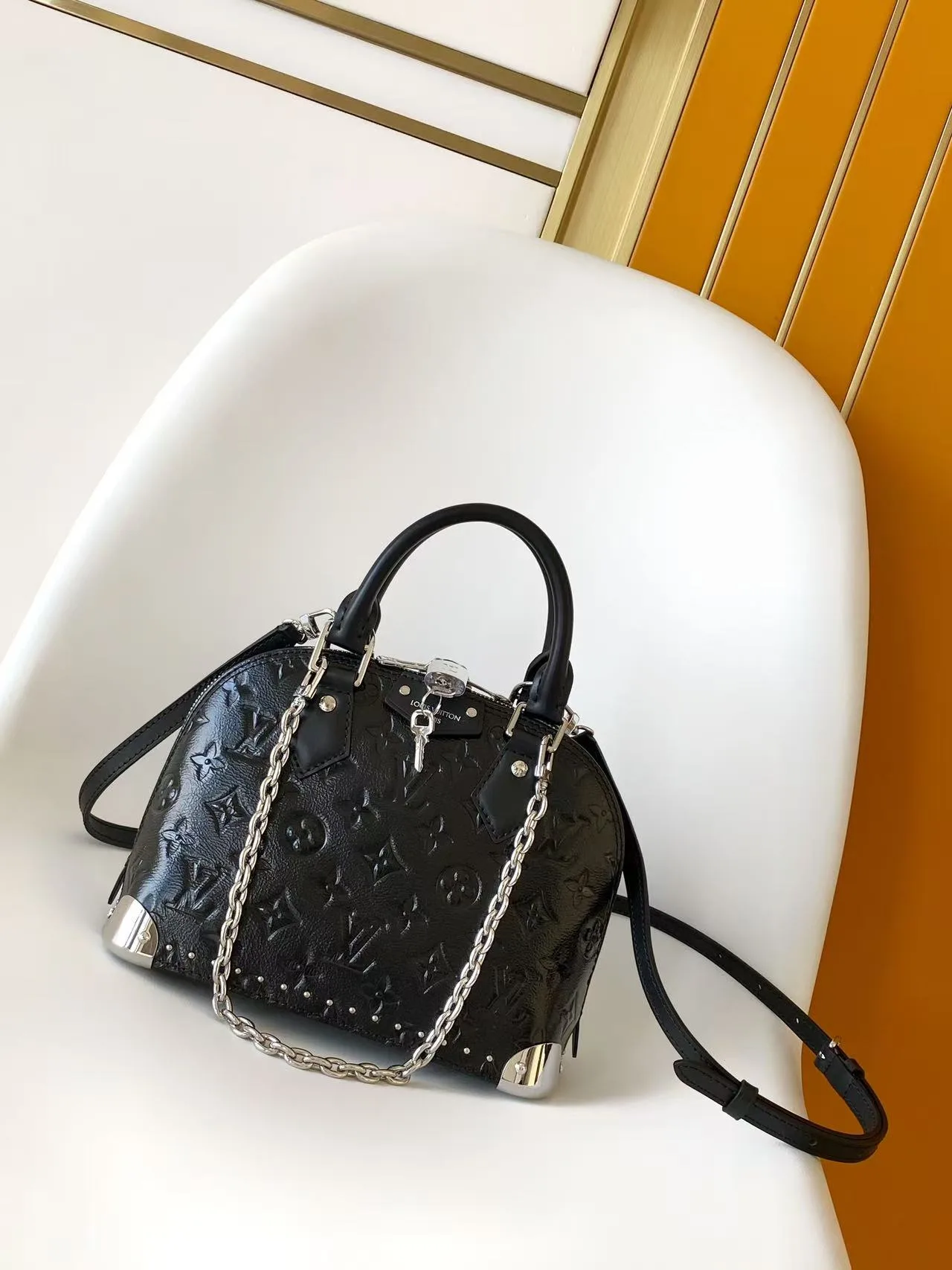 Louis Vuitton Alma Calfskin Top Handle Bag product photo from LabelPicks