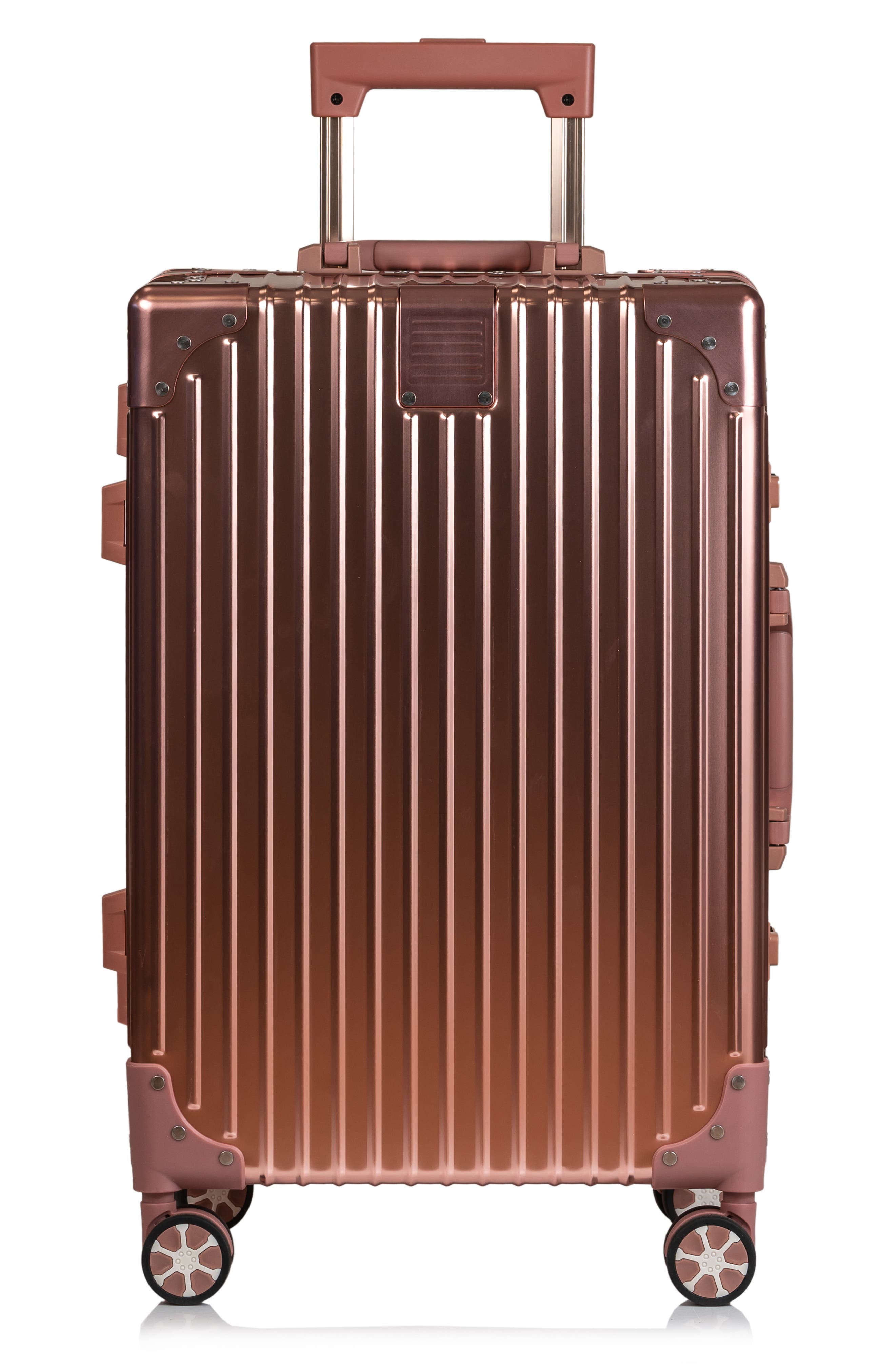 CHAMPS Aluminum Hardside Spinner Suitcase Carry-On