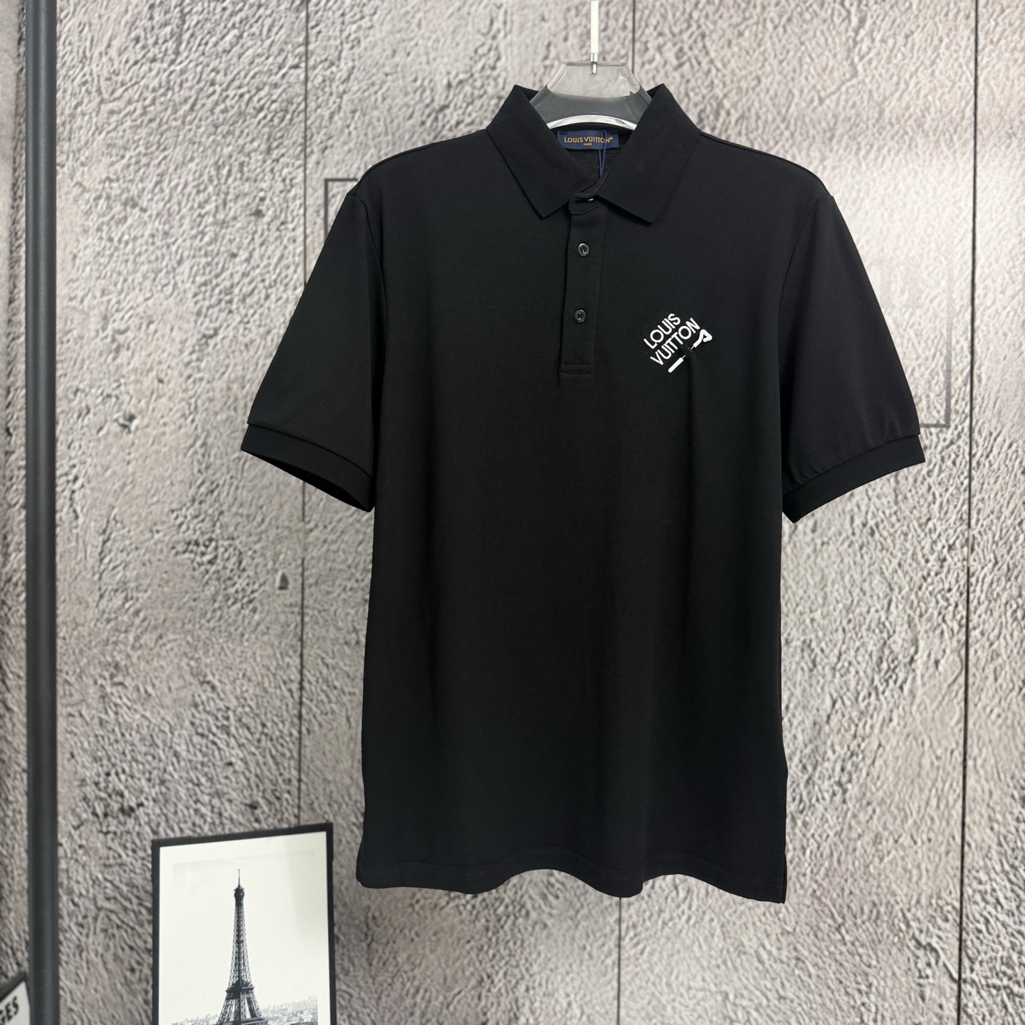 0227 Gradient Print POLO-SHIR