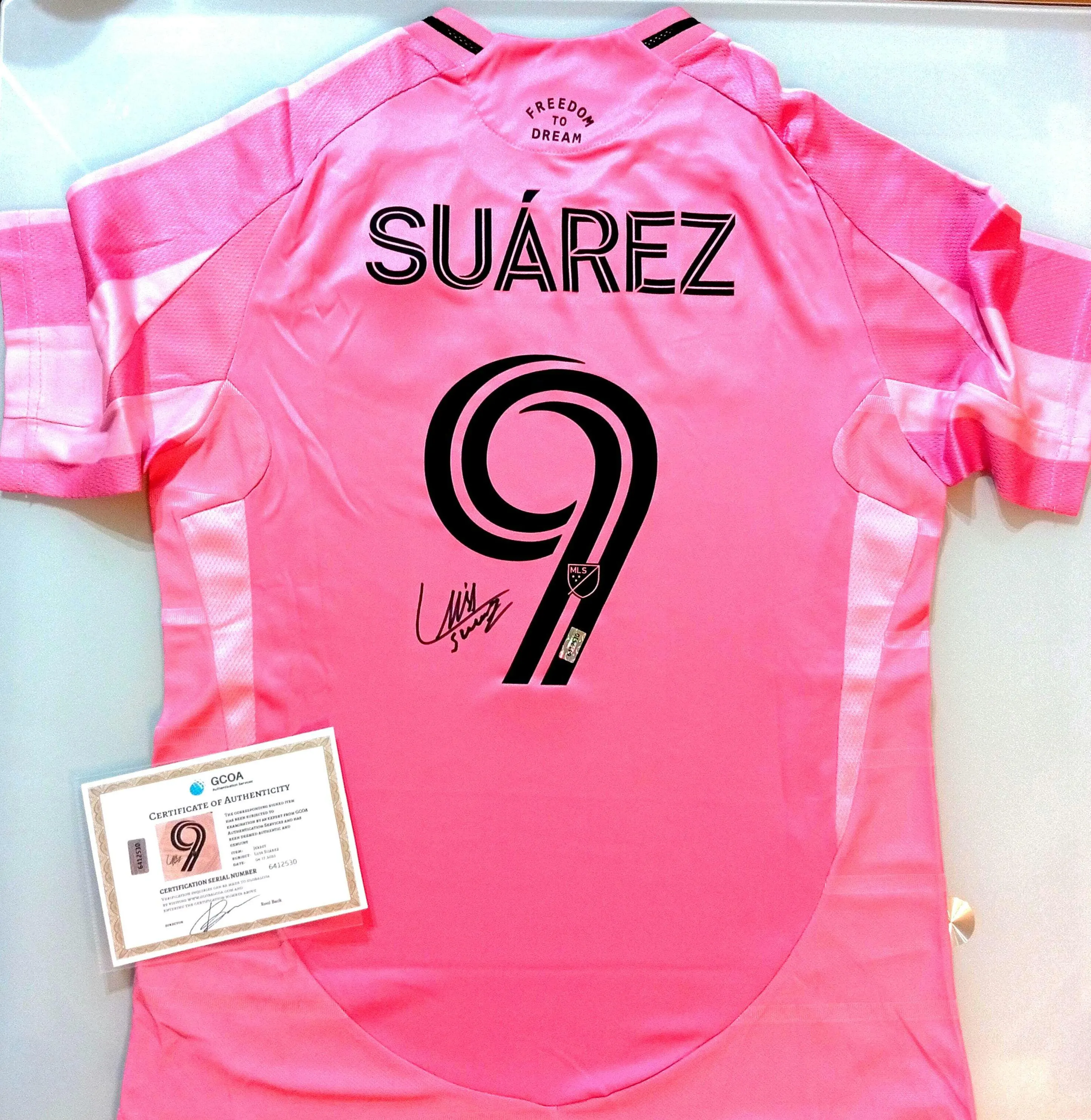 Luis Suarez Signed Autographed Inter Miami FC Football Shirt With COA
