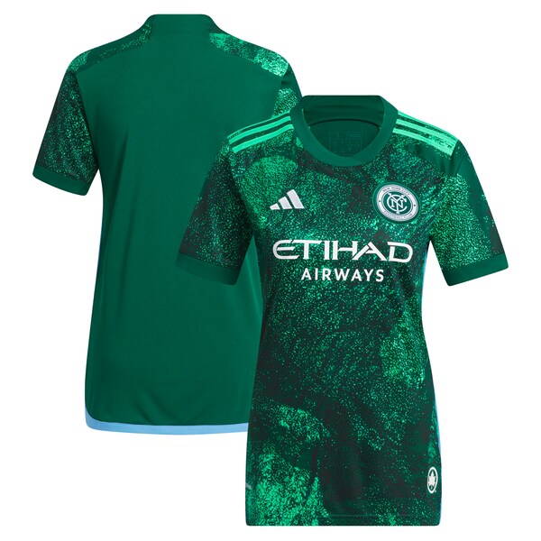 New York City FC adidas Women's 2024 The Parks Replica Jersey - Green