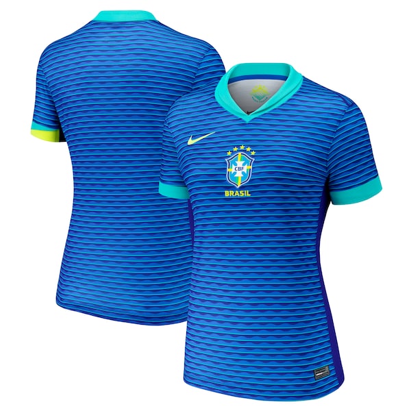 Brazil National Team Nike Women's 2024 Away Stadium Replica Jersey – Blue