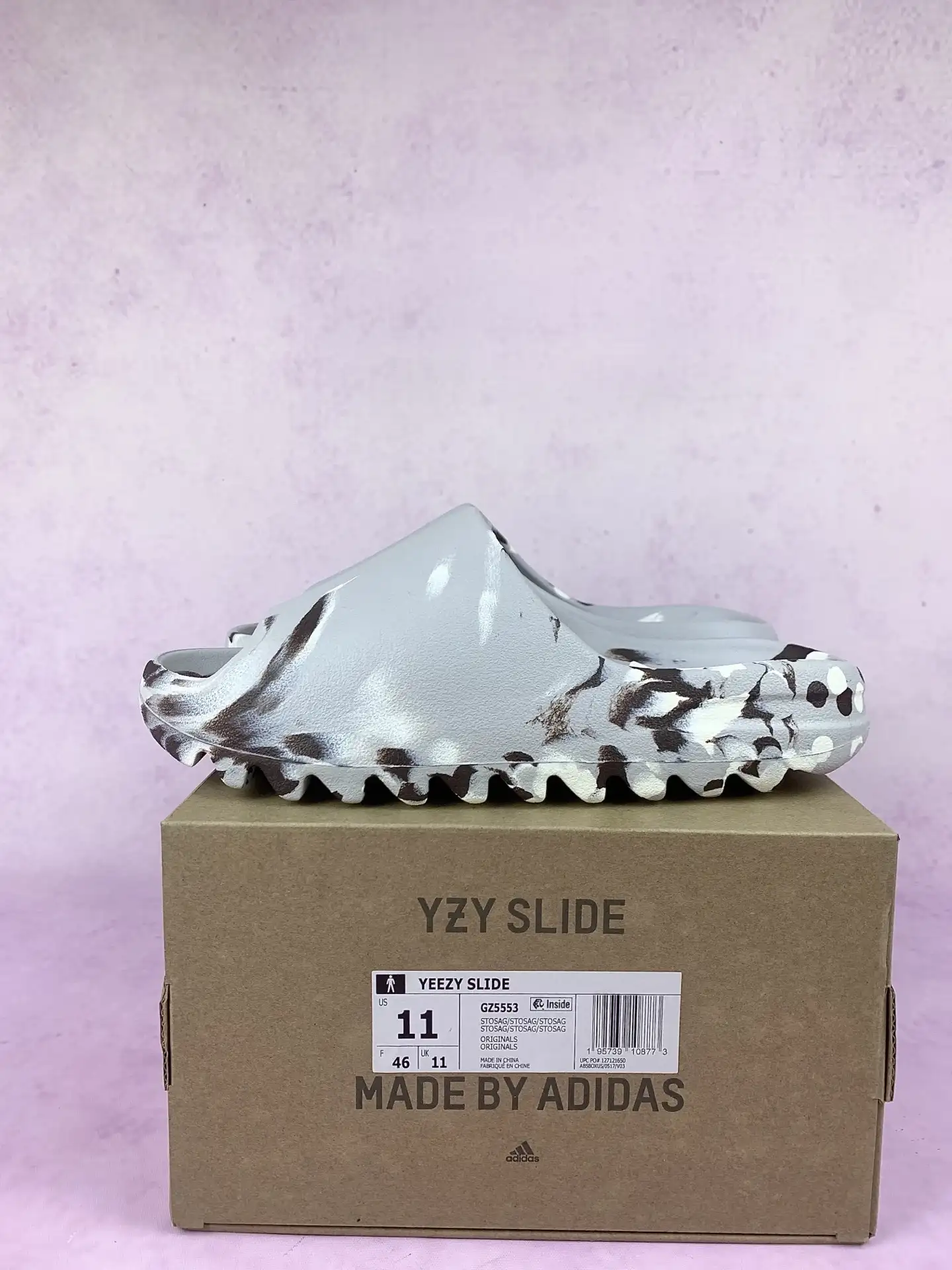 adidas Yeezy Slide MXT Moon Grey Shoes product photo from LabelPicks