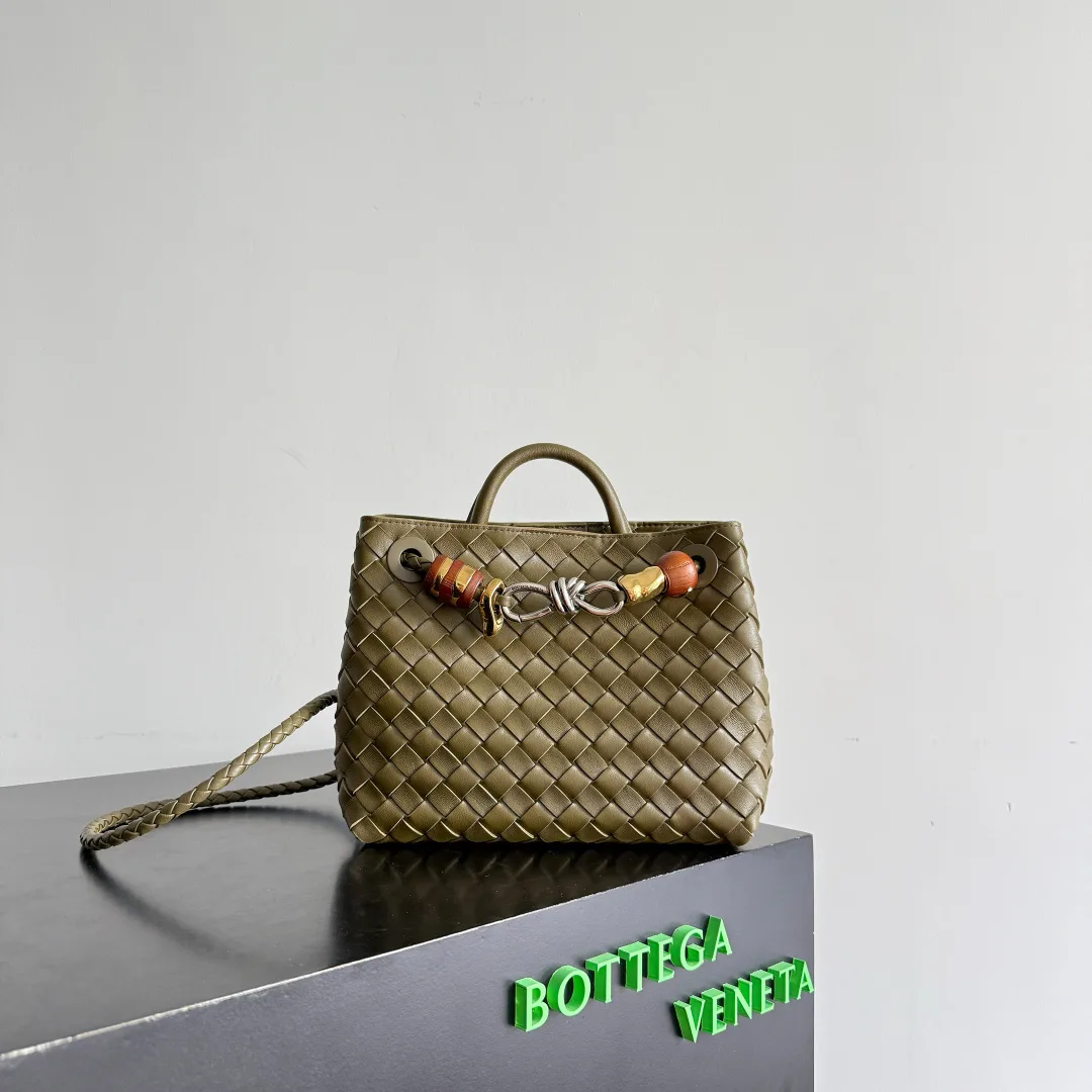 Bottega Veneta Andiamo Intrecciato Woven Leather Top Handle Bag product photo from LabelPicks