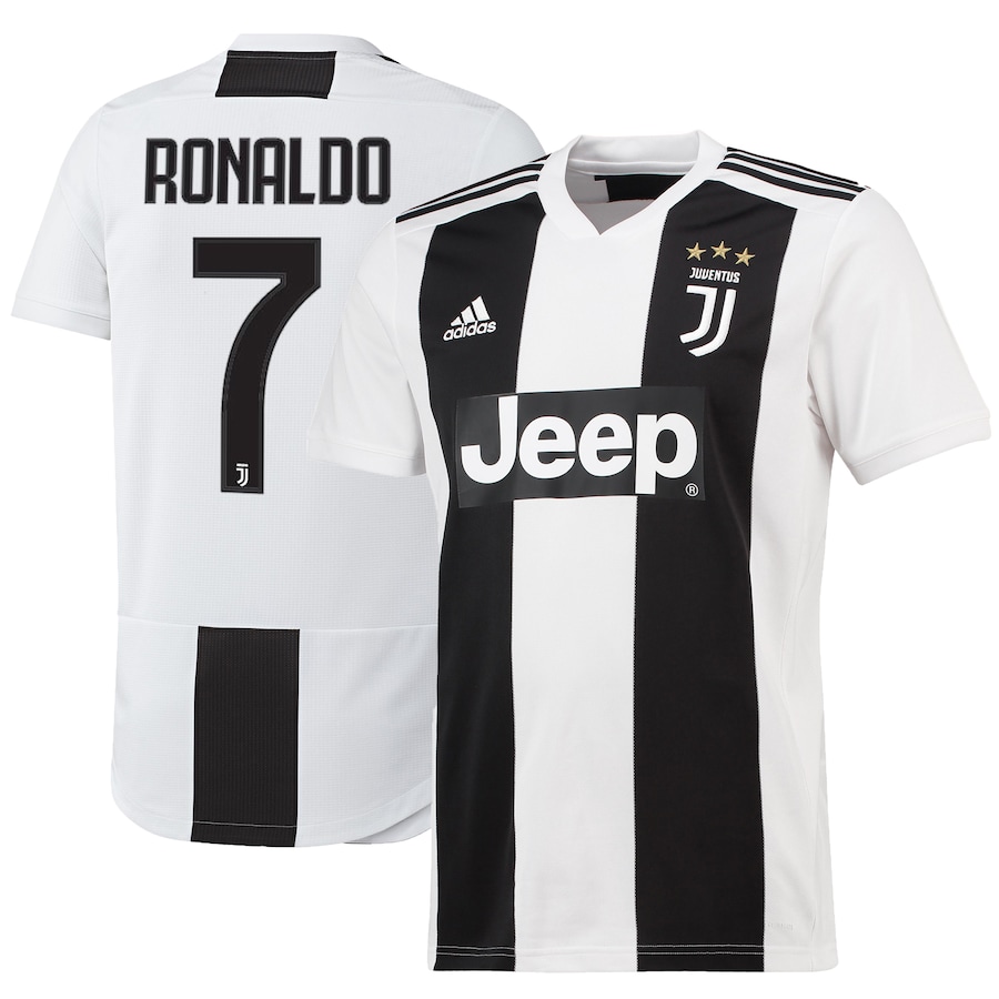 Cristiano Ronaldo Juventus adidas 2018/19 Home Replica Player Jersey - White