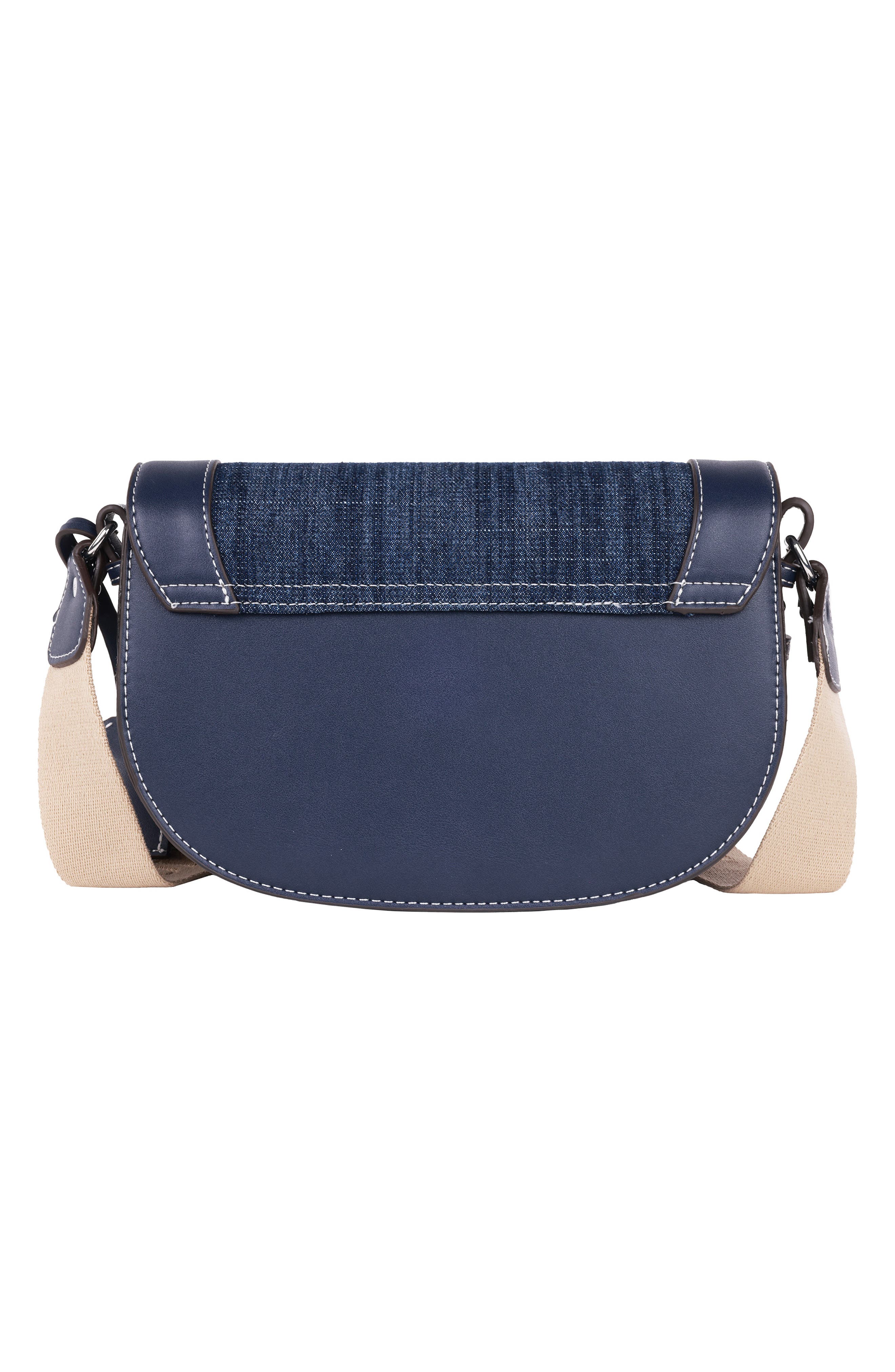 True Religion Logo Saddle Crossbody Bag