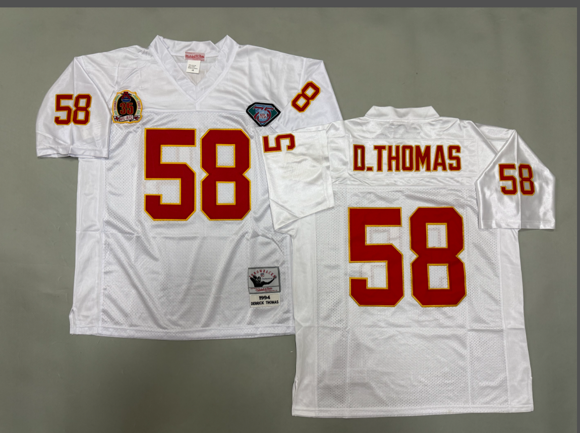 Derrick Thomas Kansas City Chiefs Authentic Throwback Retired Player Jersey