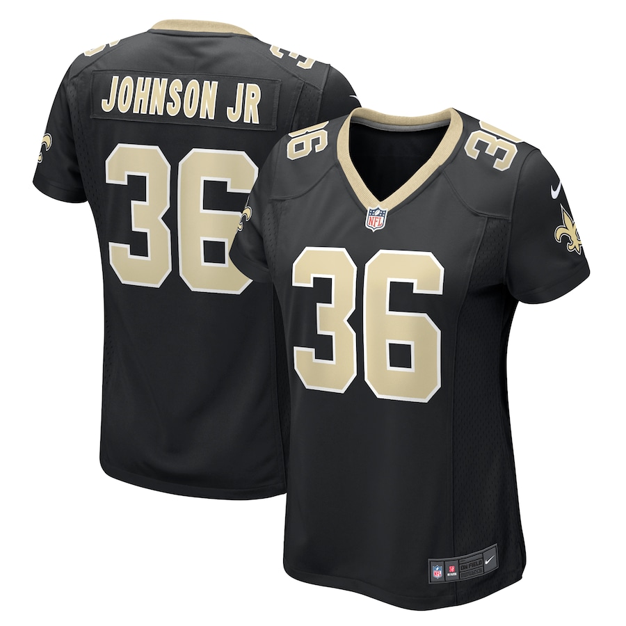 Anthony Johnson New Orleans Saints Nike Women's Team Game Jersey -  Black