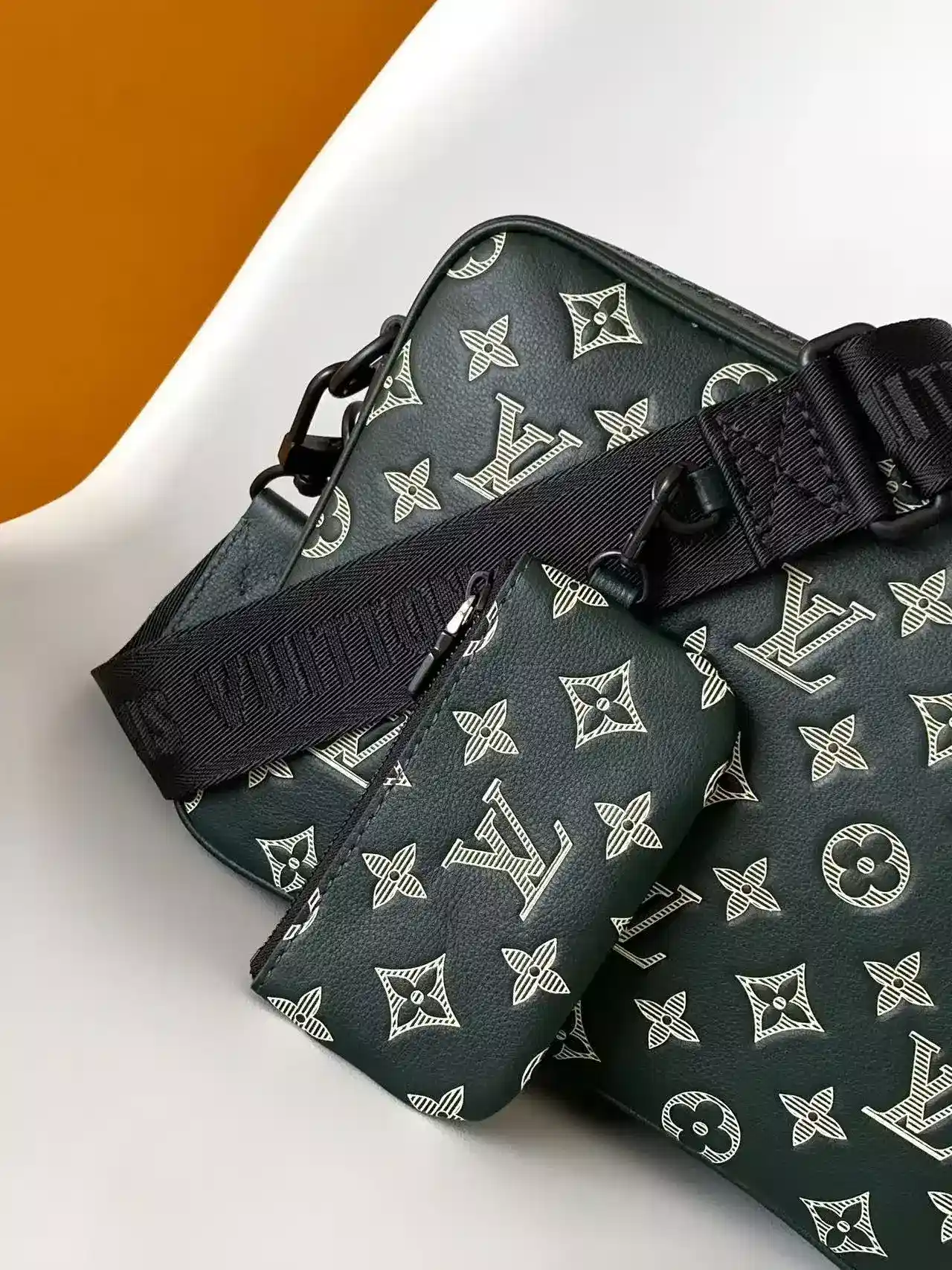 Louis Vuitton Black Calfskin Crossbody Bag product photo from LabelPicks