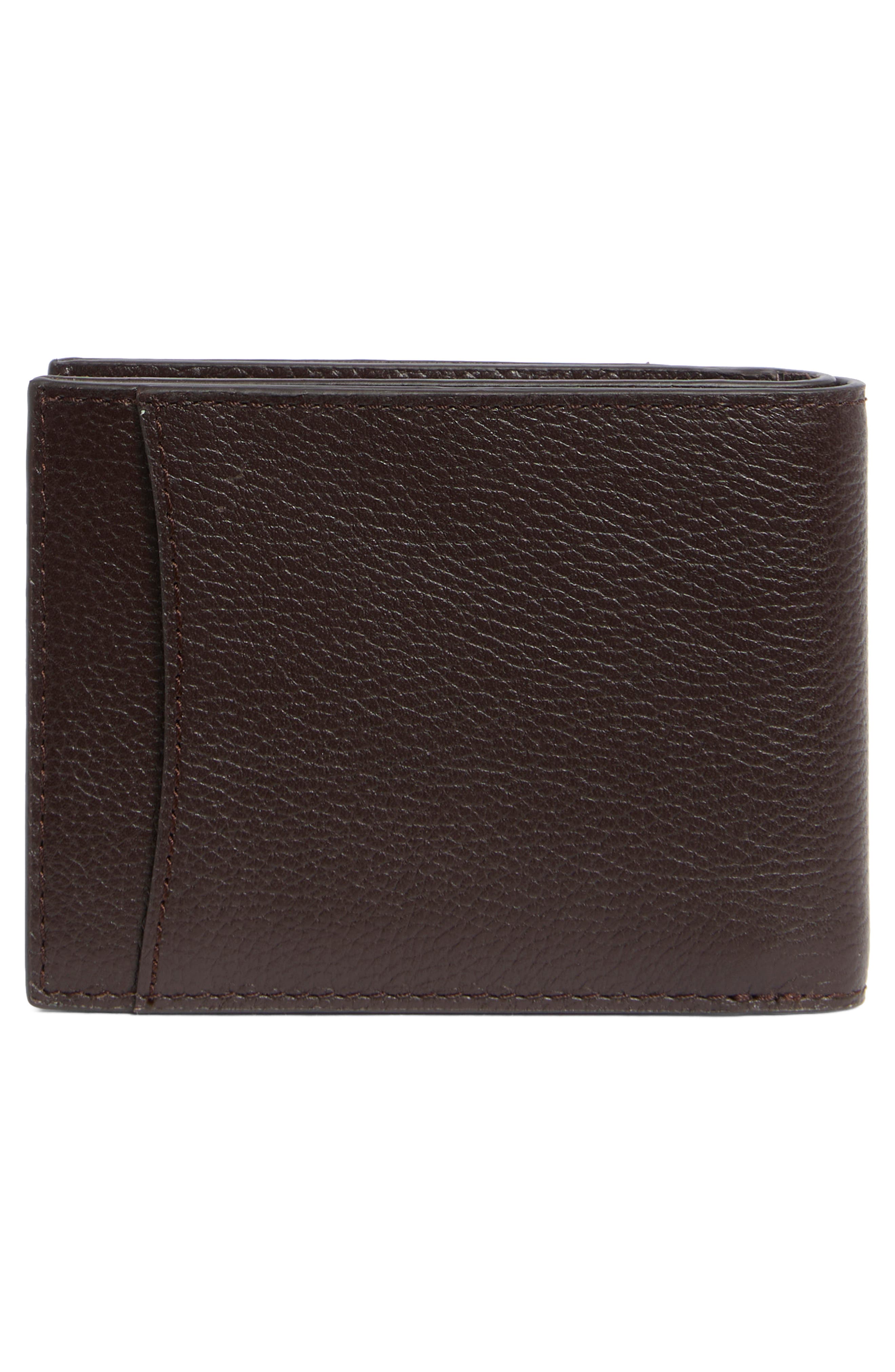 Johnston & Murphy Pebbled Leather Bifold Wallet