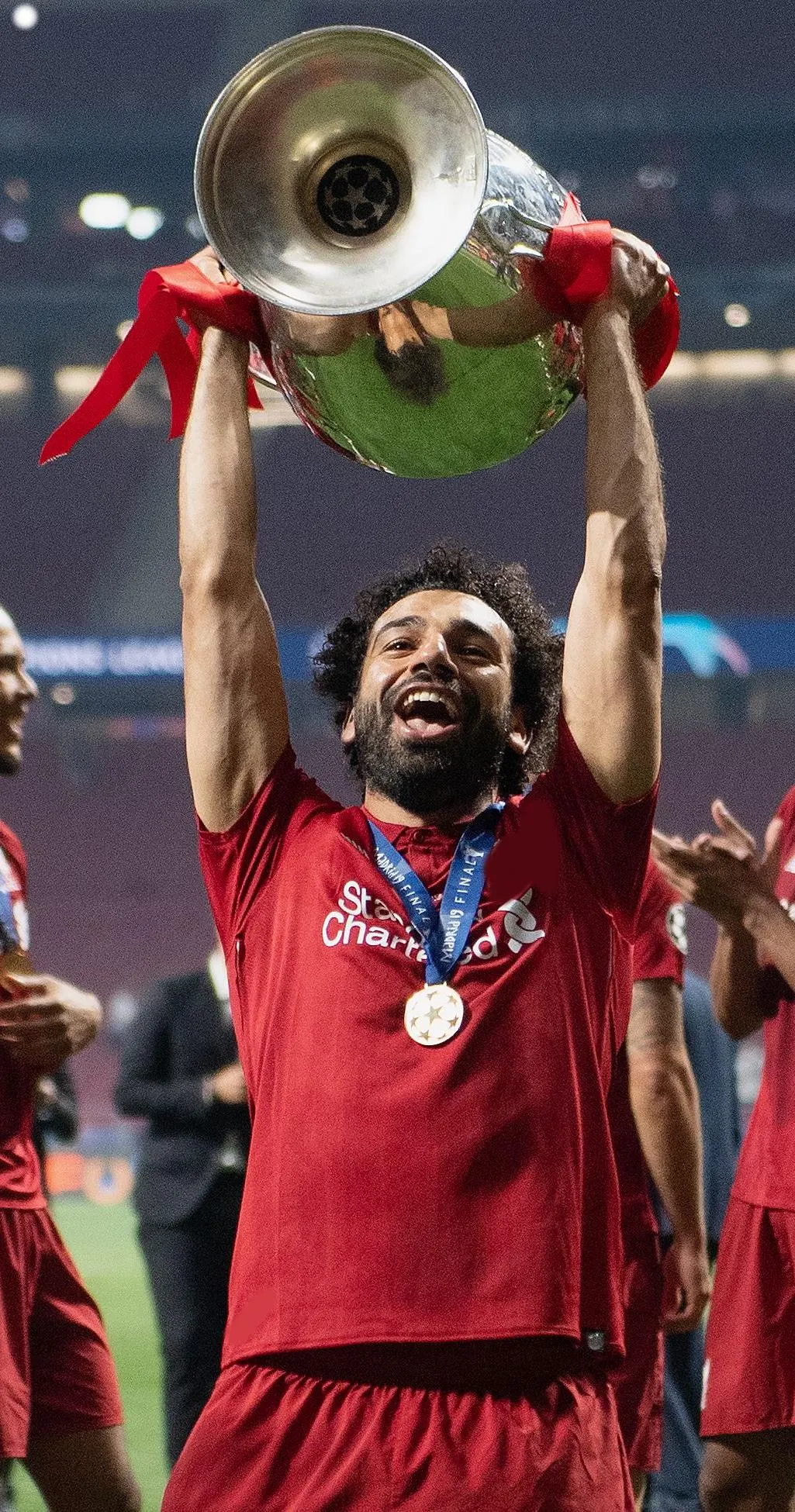 Mo Salah SIGNED Liverpool 19/20 UCL Final Home Jersey/Shirt - COA - 2020