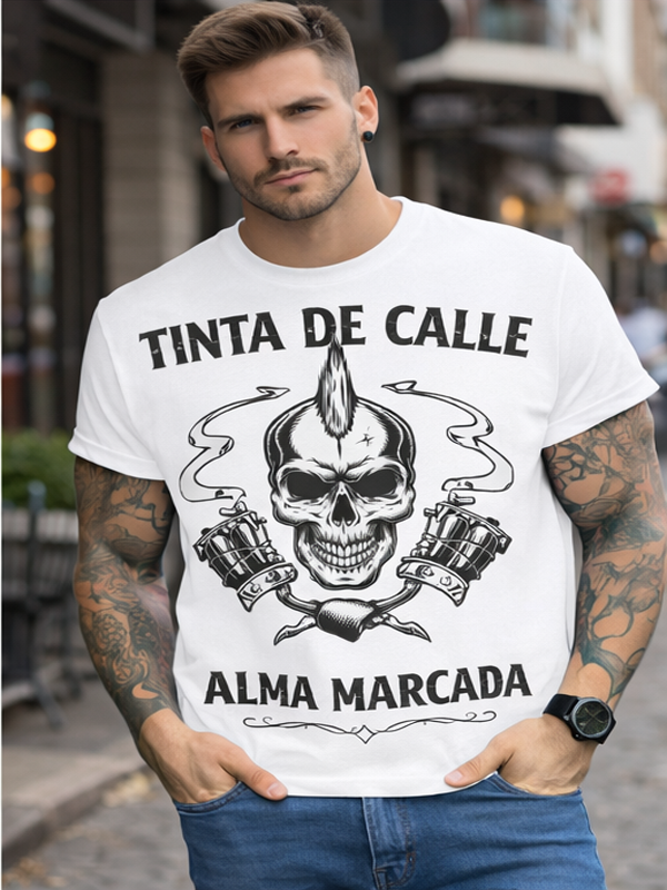 Remera “Tinta de Calle” – Calle y Calavera