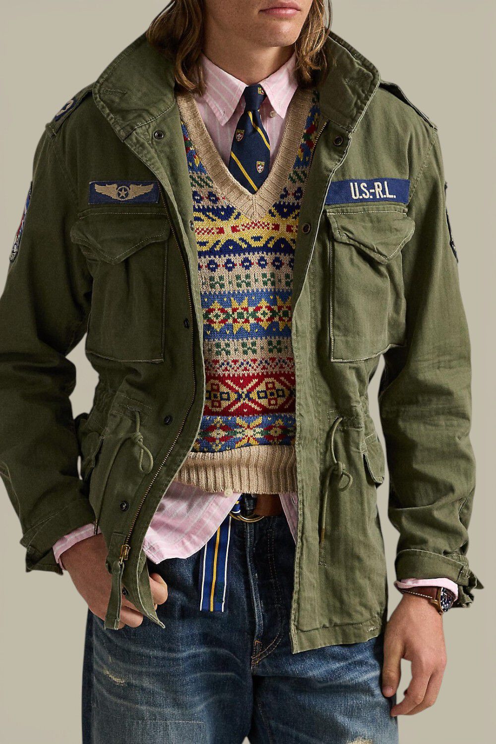 POLO RALPH LAUREN ג׳קט צבאי