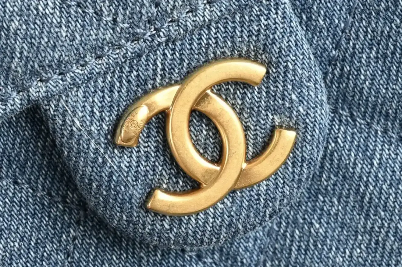 Chanel Blue Denim Shoulder Bag product photo from LabelPicks