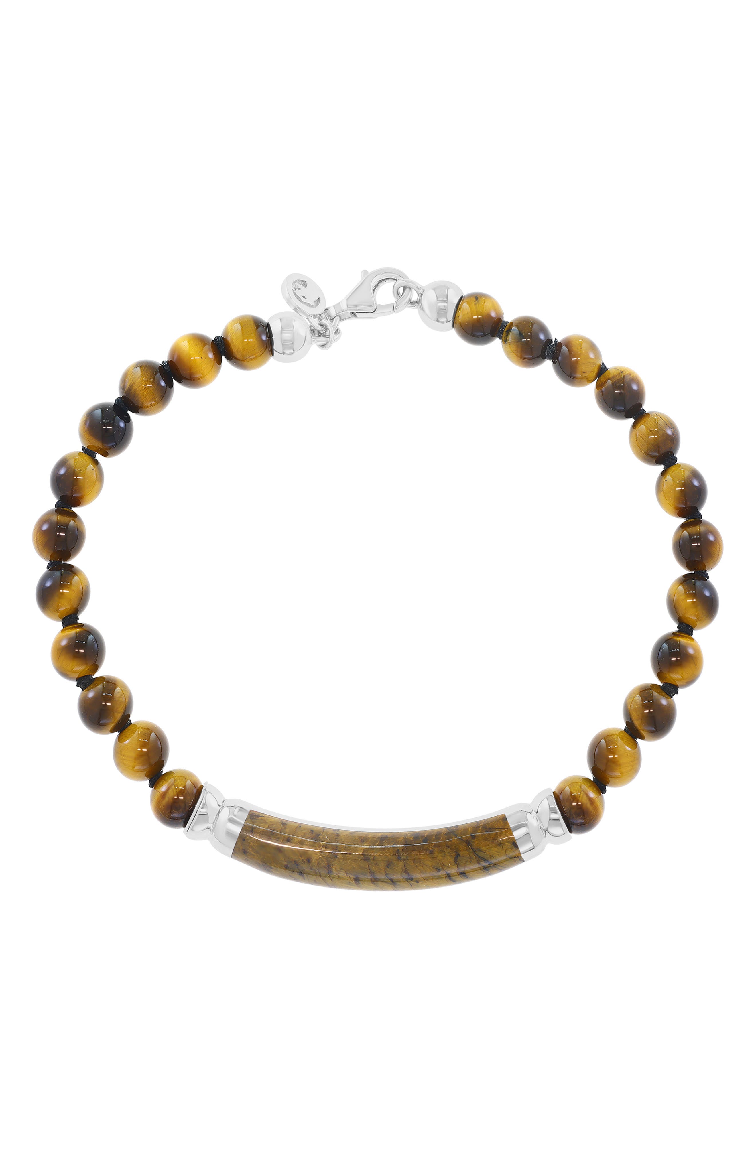 EFFY Men's Tiger's-Eye Beaded Bracelet
