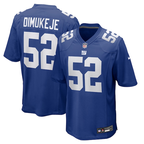 Victor Dimukeje New York Giants Nike Team Game Jersey -  Royal