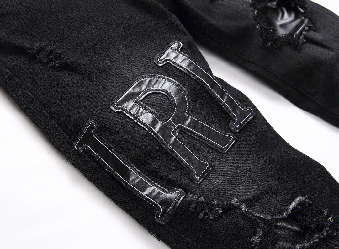 Amiri Fashion Jeans Black