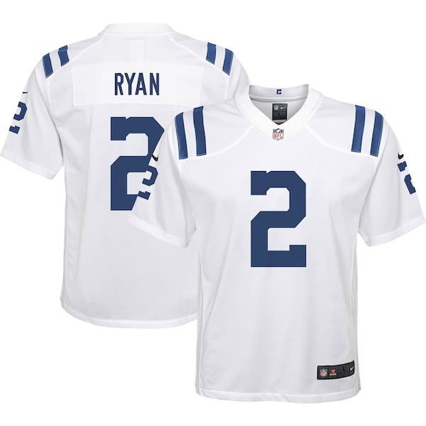 Matt Ryan Indianapolis Colts Nike Youth Away Game Jersey - White/Royal
