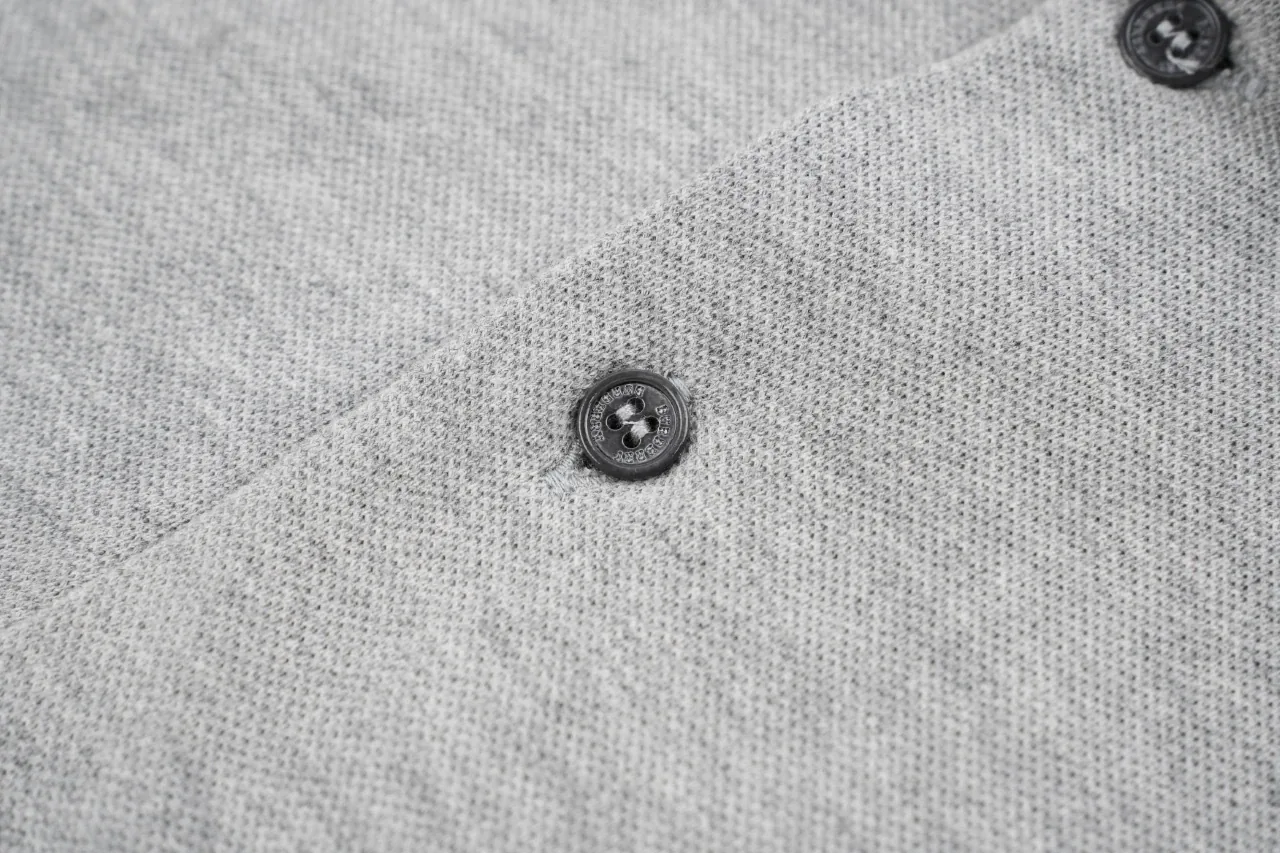 Burberry Grey Equestrian Knight Embroidered Polo Shirt product photo from LabelPicks