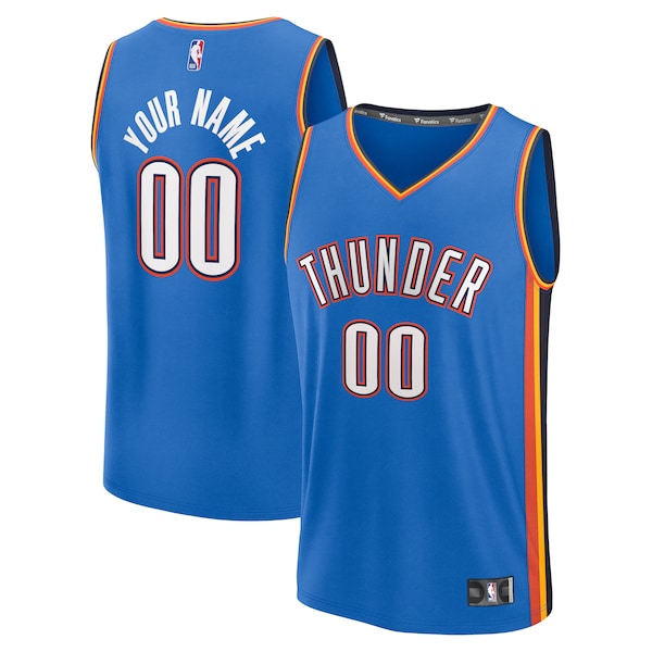 Oklahoma City Thunder  Fast Break Custom Replica Jersey - Icon Edition - Blue