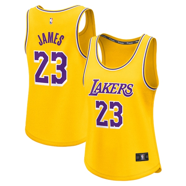 LeBron James Los Angeles Lakers  Women's Fast Break Player Jersey - Icon Edition - Gold