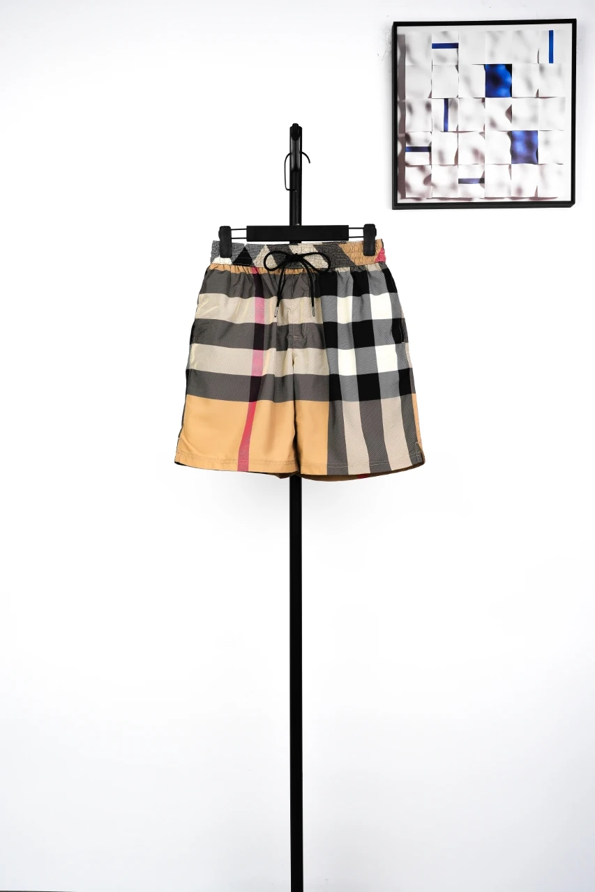 Burberry Beige Check Casual Shorts product photo from LabelPicks