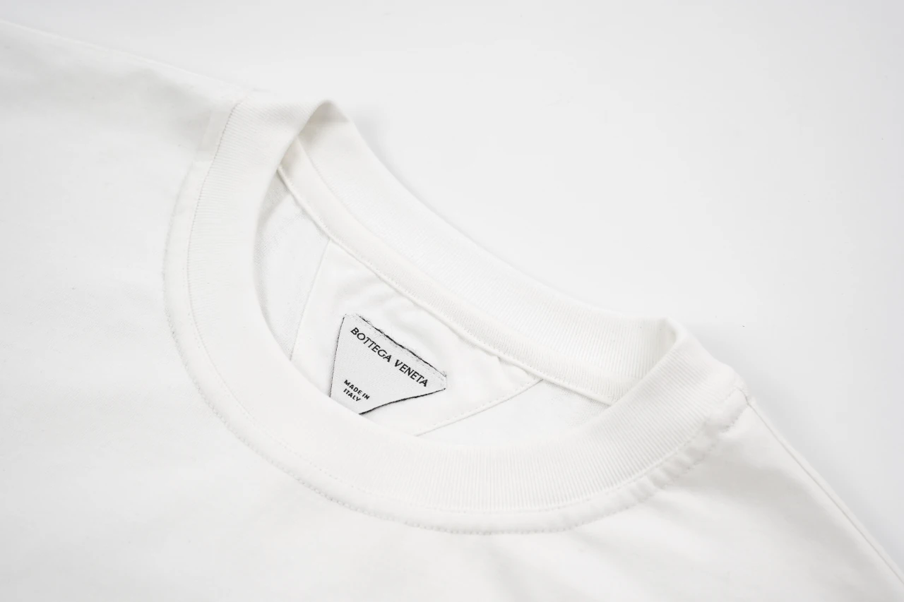 Bottega Veneta White Slogan Print T-Shirt product photo from LabelPicks