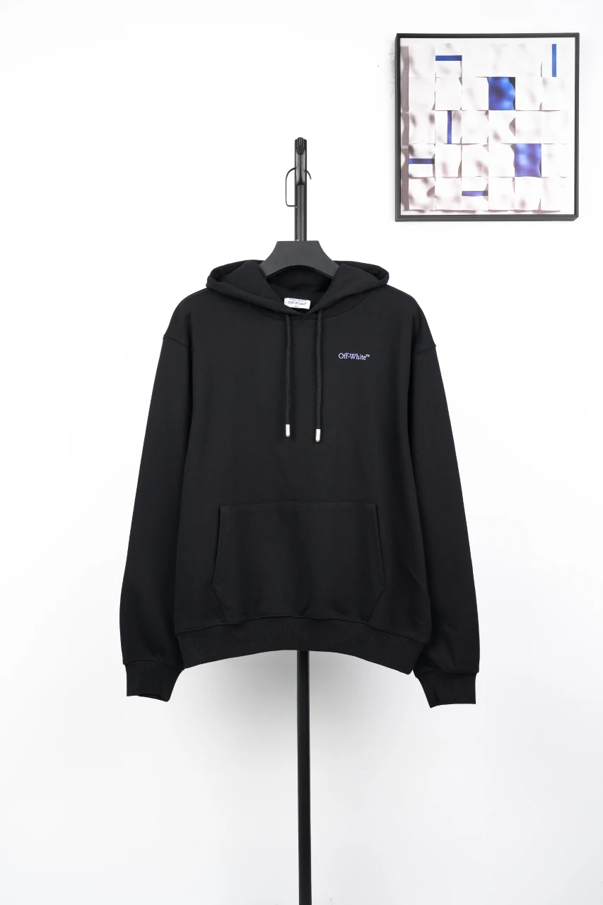 Off-White Black Portrait Overlay Arrow Hoodie product photo from LabelPicks